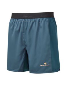 RonHill Mens Tech Revive 5" Short Peacoat/Neon Peach
